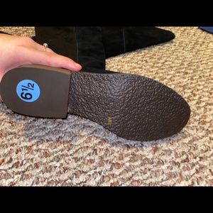 Lucky Brand Knee High Black Boots Size 6.5